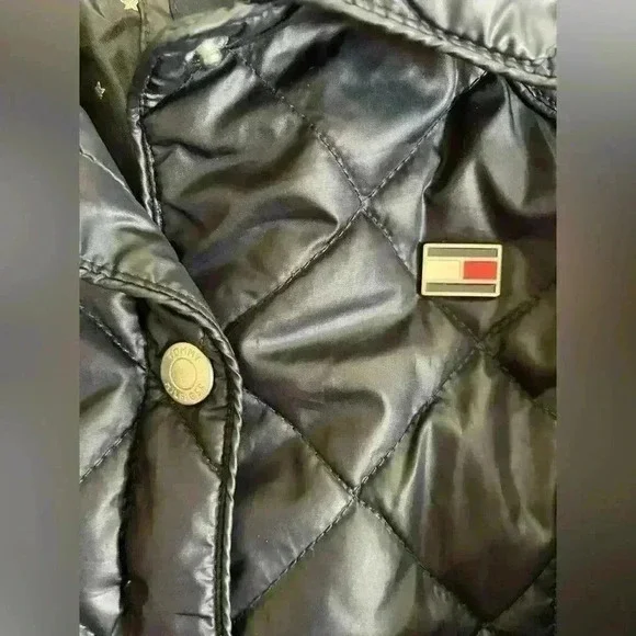 Tommy Hilfiger Girls Kids Size 4T Jacket Blue - Picture 2 of 3